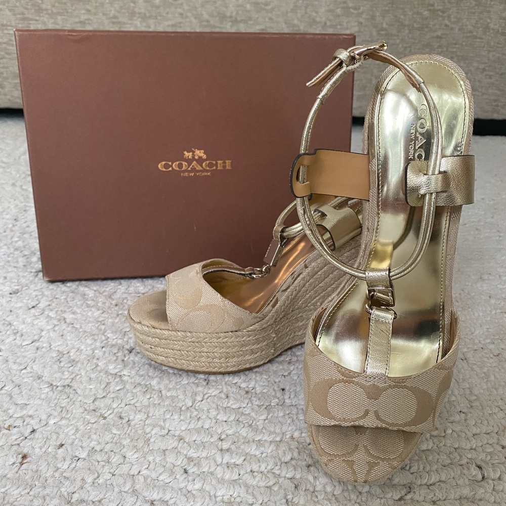 Coach Leah Espadrille Wedges